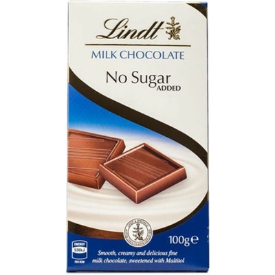 Lindt Mliečna čokoláda bez prídavku cukru 100 g