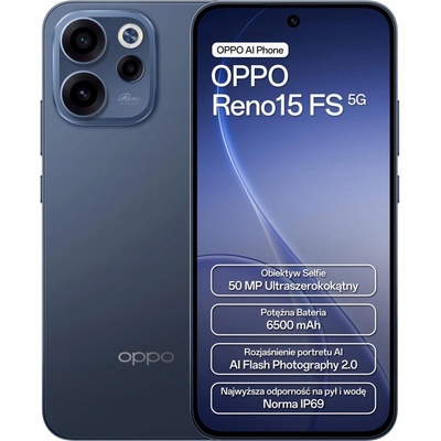 Oppo Reno15 FS 5G 8GB/512GB Twilight Blue – Hledejceny.cz