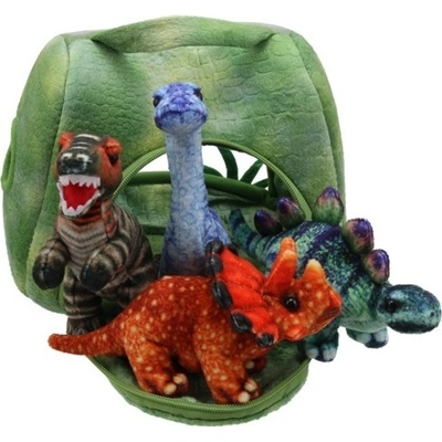 Dino Prstoví maňásci ukrytí maňásci Dinosauří dům Hide-Away Puppetssaur House 17 cm