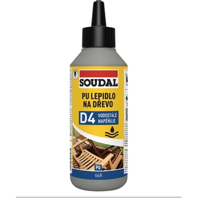 Lepidlo na dřevo Soudal D4 polyuretanové - 250g – Hledejceny.cz