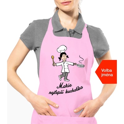 Kariban HobbyTriko Zástěra pro ženy se jménem Růžová (Light Pink)