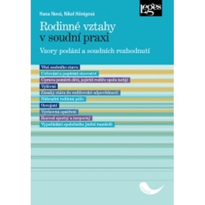 Rodinné vztahy v soudní praxi - Nikol Hönigová, Hana Nová