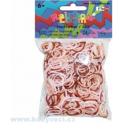 Rainbow Loom ® náhradní gumičky mix- tělový mix
