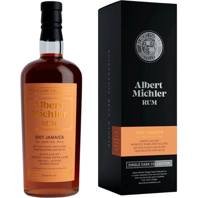 Albert Michler Single Cask Collection Jamaica 18y 2007 59,5% 0,7 l (holá láhev)