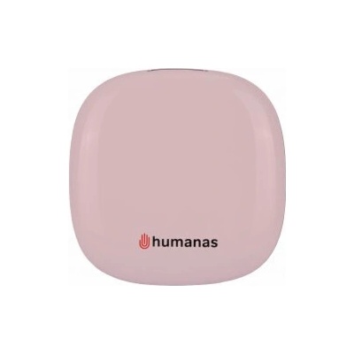 HumanasHS-PM01 s LED podsvícením kosmetické zrcátko růžové