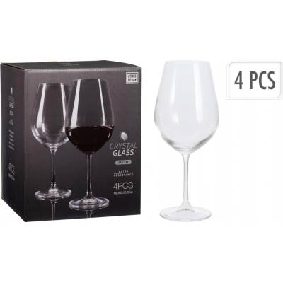 Sklenice na víno Excellent Houseware čirá 4 x 690 ml
