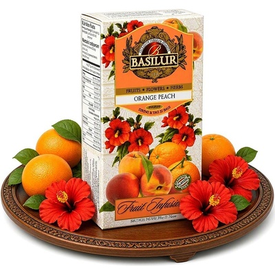 Basilur Fruit Orange Peach 25 x 2 g