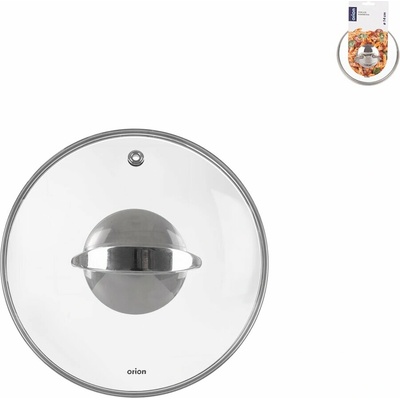 ORION Pokrievka nerez úchyt loop sklo 14 cm