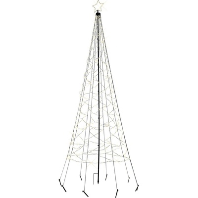 vidaXL LED vianočný stromček teplá biela 500 LED diód 300 cm