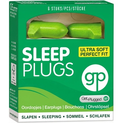 Get Plugged Sleep Plugs špunty do uší na spaní 6 ks