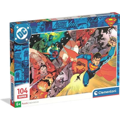 Clementoni SUPER Superman Být hrdinou 104 dielov