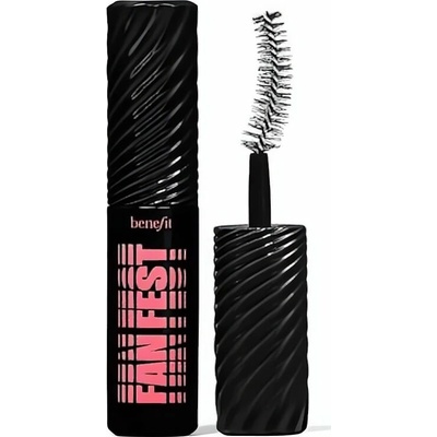 Benefit Fan Fest Fanning & Volumizing Mascara voděodolná objemová řasenka Hyper Black 4 g