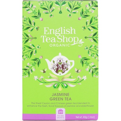 English Tea Shop Zelený Čaj s Jazmínom 20 x 2 g