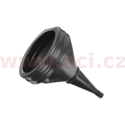 Plastový trychtýř na PHM rovný se sítkem, černý plast, průměr 21 cm ACI 9901103