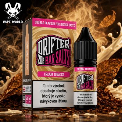 Juice Sauz Drifter Bar Salts Cream Tobacco 10 ml 20 mg