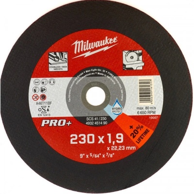 Milwaukee Rezný kotúč 230 x 1,9 mm 4932451490