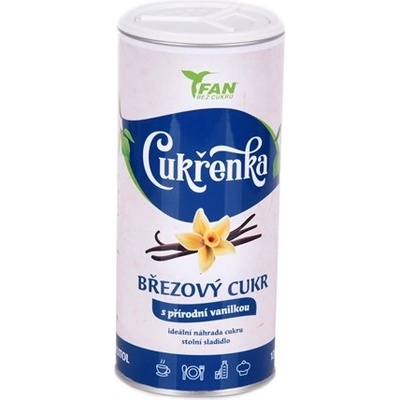 FAN Cukřenka březový cukr s přírodní vanilkou 120 g