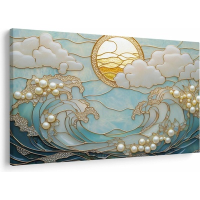 Obraz - 3D perly v oceáne, jednodielne 90x60 cm