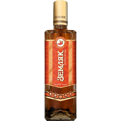 Pertsovka feferonková na medu 35% 0,5 l (holá láhev)