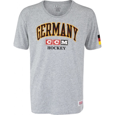 CCM Flag Tee Team Germany Athletic Grey