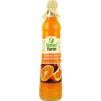 Natur farm Ovocný sirup s pomerančovou šťávou 700 ml
