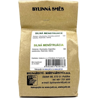 Jukl Silná menstruace bylinný čaj 100 g