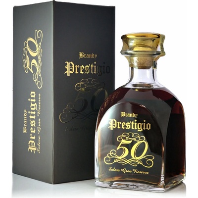Prestigio Brandy 50 Solera Gran Reserva 40% 0,7 l (holá láhev) – Hledejceny.cz