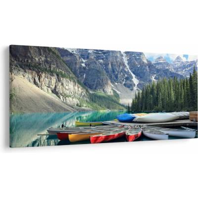Obraz - Moraine Lake, jednodielne 250x125 cm