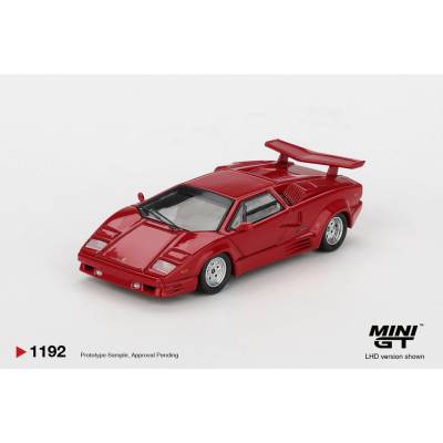 MINI GT Lamborghini Countach 25th Anniversary Red 1:64