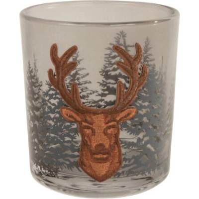 Textilomanie Svietnik na čajové sviečky FOREST DEER 9 cm