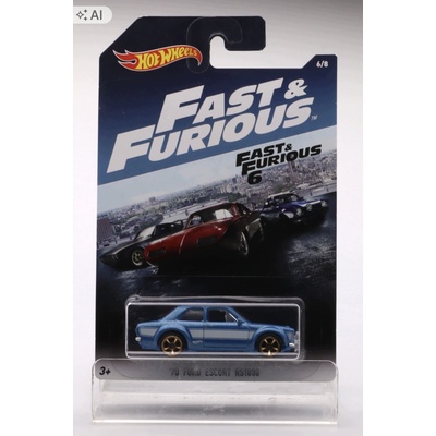 Mattel Rychle a zběsile Ford Escort RS1600 MK1 1970 9167 – Hledejceny.cz