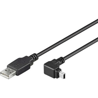 Techly ICOC-MUSB-AA-018ANG USB USB 2.0 USB-A zástrčka USB-Mini-A zástrčka 1,8m černý