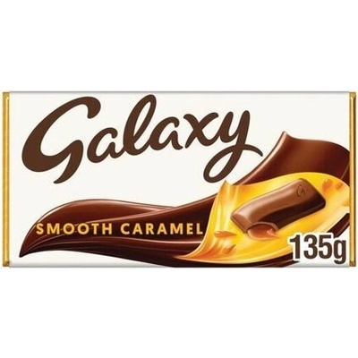 Galaxy mléčná čokoláda s příchutí karamelu 135 g