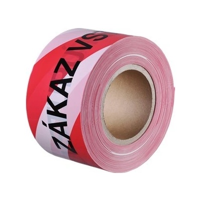Den Braven Bariérová páska 75 mm x 250 m červeno-bílá Zákaz vstupu – Hledejceny.cz