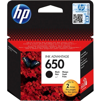 HP 650 originální inkoustová kazeta černá CZ101AE – Hledejceny.cz