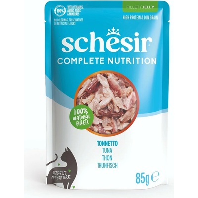 Schesir Cat C&B Wet Adult Tuniak v želé 85 g