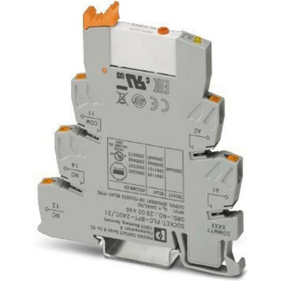Phoenix Contact PLC-RPT- 24UC/21/MS reléový modul, 24 V DC/AC, 6 A, 1 prepínací, Piece, 1 ks