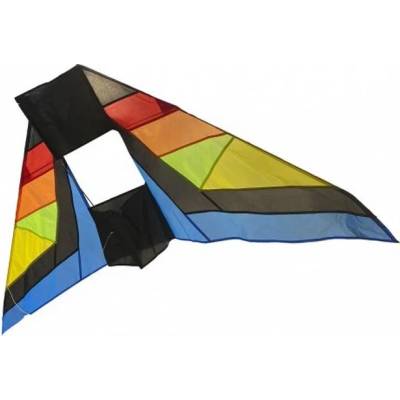 Teddies Drak létající nylon delta 183 x 81cm barevný v sáčku