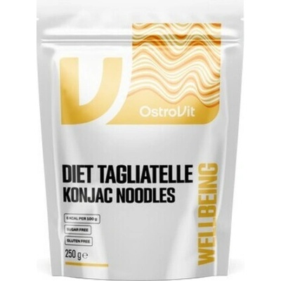 OstroVit Diet Tagliatelle Konjac Noodles konjakové široké nudle s nízkou energetickou hodnotou 250 g
