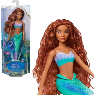 Mattel Disney Princess Malá mořská víla Ariel s třpytivou ploutví