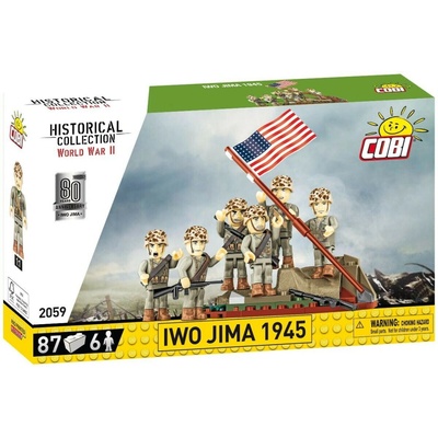 Cobi 2059 Vztýčenie vlajky na Iwo Jime, 87 k, 6 f
