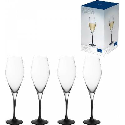 Villeroy & Boch Pohár na šampanské Manufacture Rock 4 x 260 ml