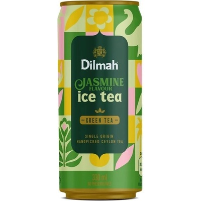Dilmah ledový čaj zelený jasmín 24 x 330 ml