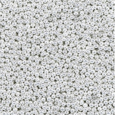 Drobné skleněné kuličky Pentart 40 g / perleťové bílé