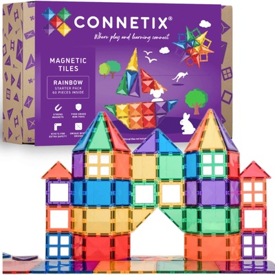 Connetix Rainbow Starter Pack 60 ks