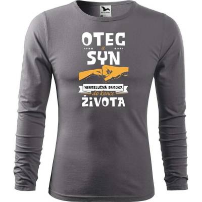 Dobrý Triko pánské bavlněné triko Nerozlučná dvojka Ocelové šedá – Hledejceny.cz