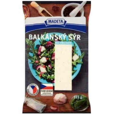 Madeta Balkánský sýr bez příchutě 115g