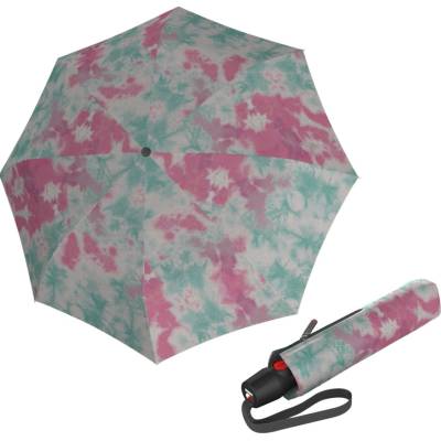 Knirps T.200 Medium Duomatic Newbatik Mint elegantní plně automatický deštník