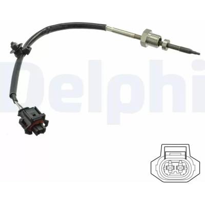 DELPHI Čidlo teploty výfukových plynů DF TS30211