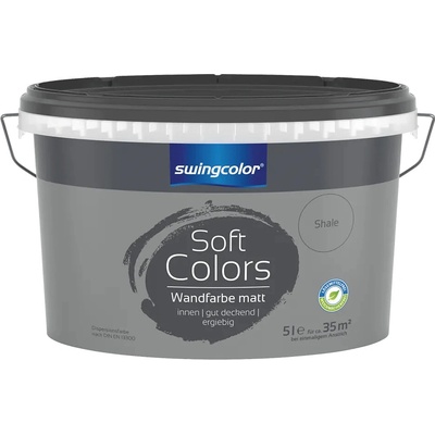 Swingcolor Soft Colors Farba na stenu, Shale, matná, 5 l